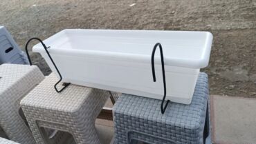 Bitkilər üçün dibçəklər: Dipçək Asılqan – Balkon üçün Ağ Rəngdə Balkon və pəncərə üçün ideal -da lalafo.az — 11 Bitkilər üçün dibçəklər: Dipçək Asılqan – Balkon üçün Ağ Rəngdə Balkon və pəncərə üçün ideal — 11