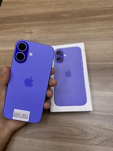 16 e iphone: IPhone 16, 128 GB, Göy, Face ID — 1
