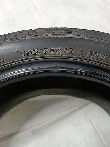 argb controller: Шины 195 / 55 / R 16, Лето, Б/у, 1 шт, Легковые, Япония, Bridgestone — 2