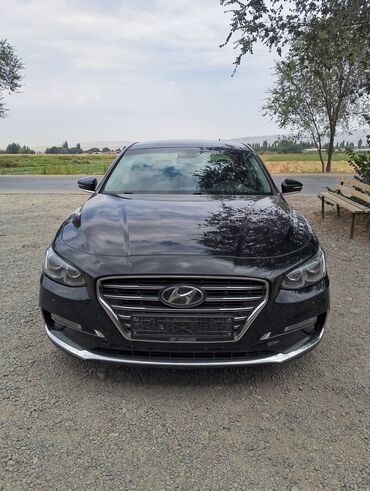 gps трекер для животных бишкек: Элегантный седан Hyundai Grandeur черного цвета с характерной широкой