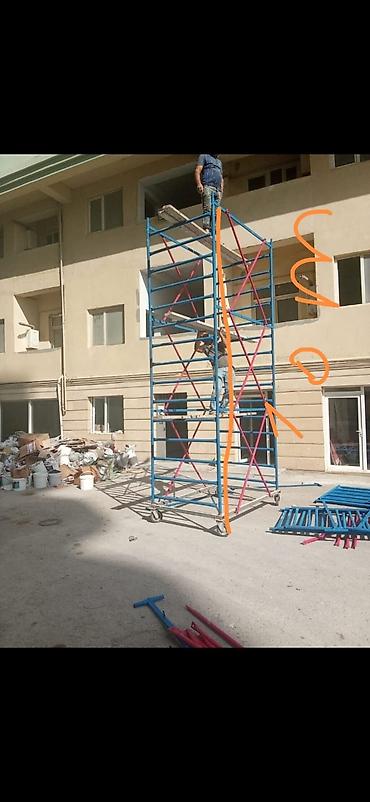 Новое на lalafo: Tikinti və təmir işləri üçün hərəkətli skafold (lesa) və modul — 10