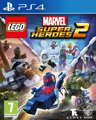 игры на ps 2: Оригинальный диск!!! Lego Marvel Super Heroes 2 имеет геймплей