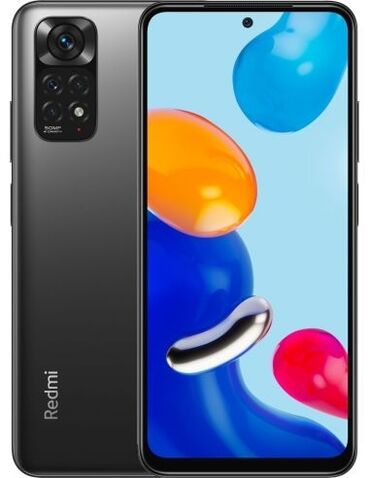 xiaomi note 8 pro qiymeti: Xiaomi Redmi Note 11S, 128 GB, rəng - Qara, 
 Zəmanət, Barmaq izi, İki sim kartlı