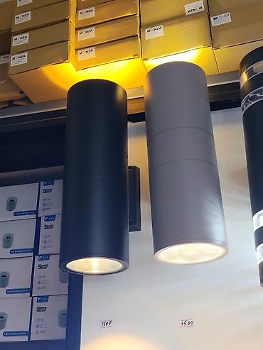 smart light: Настенный цилиндрический LED-светильник (верх/низ) — 1