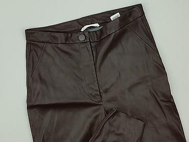 leopard jeans: Spodnie materiałowe damskie, rozmiar L — 1