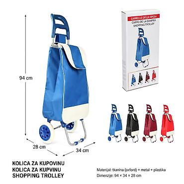 KMT Kolica za kupovinu sa dva točka 5412008 Lagana kolica sa dva