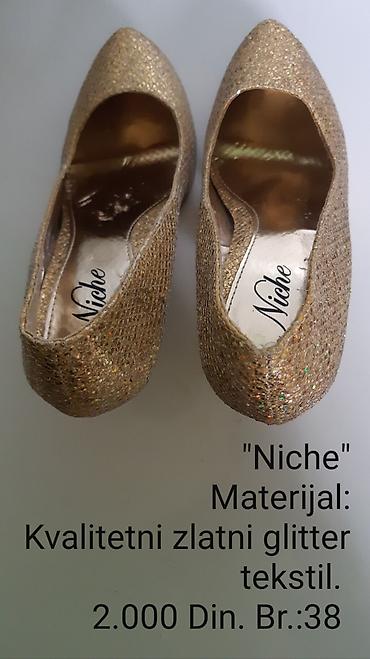 asos obuca: Niche salonke – elegantne zlatne štikle prekrivene kvalitetnim glitter — 7