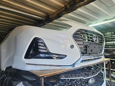 бублик соната: Бампер Hyundai, Б/у, Оригинал — 1