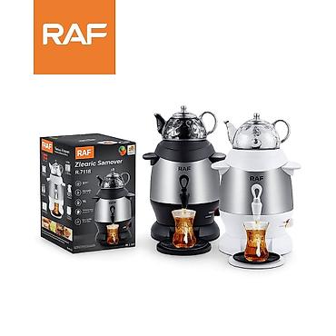 islenmis samovar: №: 5017 Məhsulun adı: Elektrik samovar RAF 1350W 6 lt (qara) Brend — 1