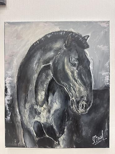 туп: Портреты ваших лошадей на заказ по фото. Любые размеры 🐎Размер 40×50 — 6