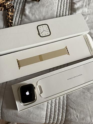 Apple Watch: Apple Watch с золотистым корпусом + миланский петлевой браслет — 2