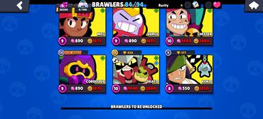 NES Classic: Brawl Stars hesabı – 84/94 Brawler açılıb - Oyunda 30,204 sikkə