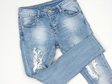 jeansy damskie podarte: Jeansy damskie, rozmiar XS