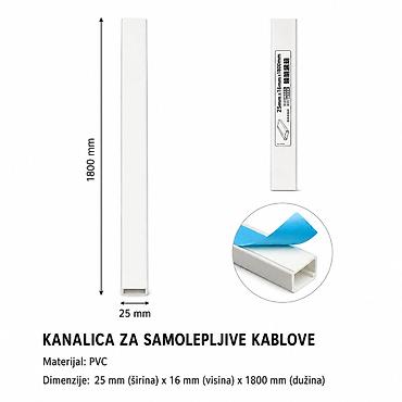 KMT Žičani kanali sa plavom trakom 2385609 Opis: - Kanalica za