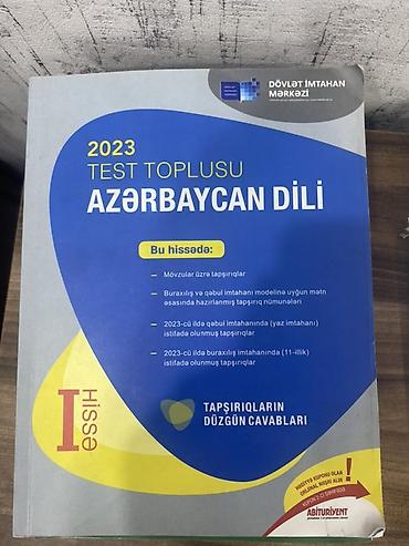Testlər: Azərbaycan dili Testlər 11-ci sinif, DİM, 1-ci hissə, 2023 il — 1