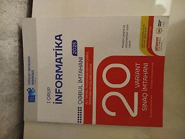 Məhsul: “İnformatika – 1 qrup, Qəbul imtahanı 2025” (DİM nəşri)