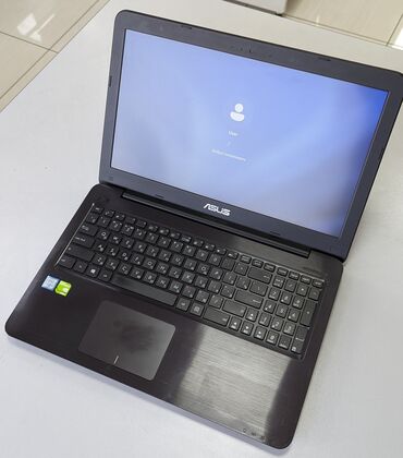 core i3 6100: Ноутбук, Asus, 8 ГБ ОЗУ, Intel Core i3, 15.6 ", Б/у, Для несложных задач, память SSD