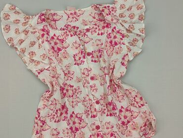 krótki top na ramiączkach: Shirt 9 years, condition - Very good, pattern - Floral, color - Pink