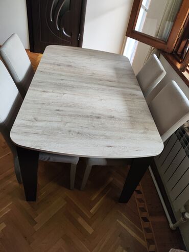 dsp satışı: İşlənmiş, Açılan, Kvadrat masa, 4 stul