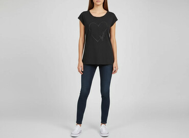 bluzki z rękawem do łokcia allegro: T-shirt damski, rozmiar S