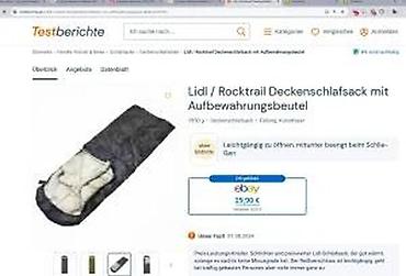 Oprema za kampovanje: Rocktrail vreća za spavanje – deka/mumija sa kompresionom/transportnom — 13