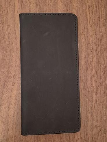 ufc bilet: Minimalist pasport/çanta üçün kartlıq-cüzdan - Material: mat qara — 2