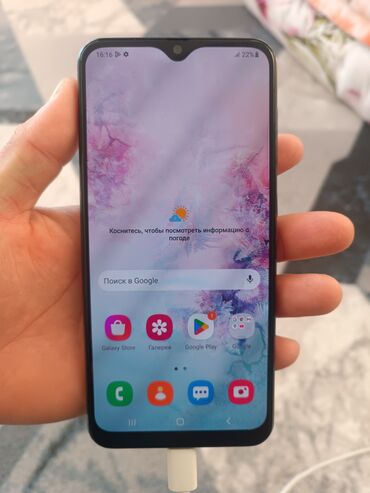 Samsung: Samsung Galaxy A50, Б/у, 64 ГБ, цвет - Синий, 2 SIM