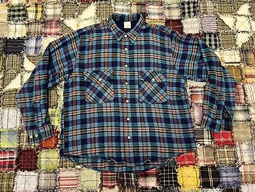 Köynəklər: Flanel köynək – düyməli, uzunqol - Material: 100% pambıq (etiketdə — 1