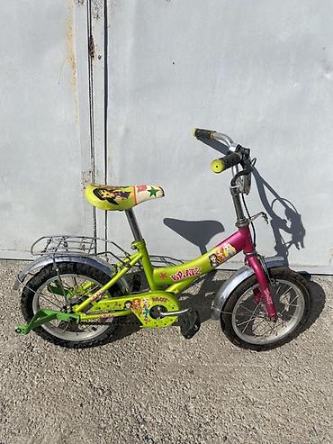 bratz: Детский велосипед, 2-колесный, 4 - 6 лет, Для девочки, Б/у — 1