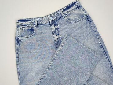 dżinsy z wysokim stanem czarne: Denim, Jeans for women, size 2XL