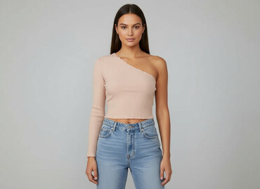 stradivarius t shirty oversize: PrettyLittleThing, Top damski, rozmiar 2XS