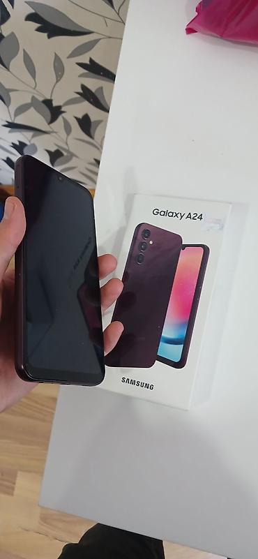 samsung a24 adapter: Samsung Galaxy A24 4G, 128 GB, rəng - Bənövşəyi, İki sim kartlı — 4
