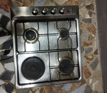Plitələr və bişirmə panelləri: Plitə Qarışıq, Stolüstü, 4 gözlü, İşlənmiş