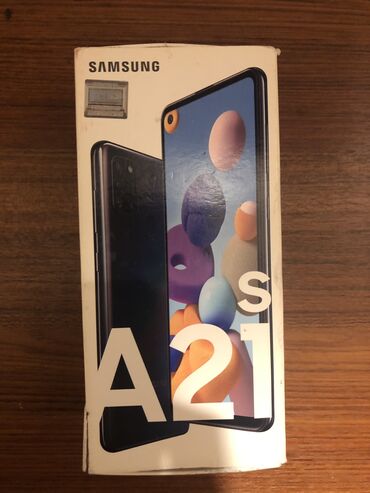 Samsung: Samsung Galaxy A21S, 64 GB, rəng - Qara