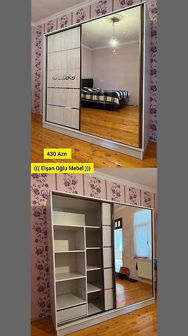 ayna qapi: Yeni, 2 qapılı, Güzgülü, Rəngli, Kupe, Düz dolab — 1