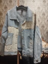 женские пуховики с меховой отделкой: Qadınlar üçün denim gödəkçə təzədir 9_10 - Model: patchwork dizaynlı