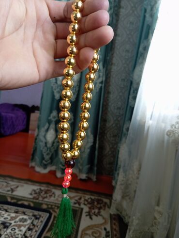 Религиозные украшения: Тасбих 1 штук цвет золотой