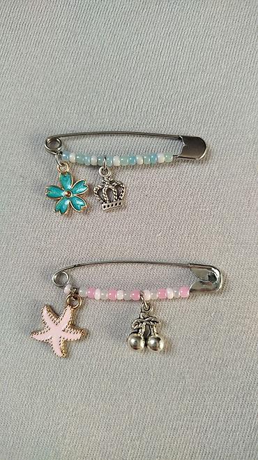 is geyimi: Trend asılqanlı sancaqlar / Əl işi Beaded pins — 6