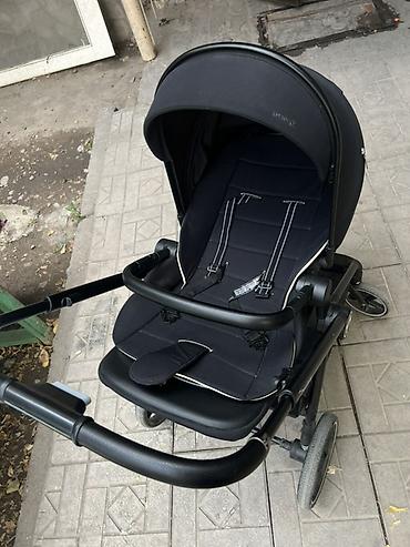 джой коляска: Детская прогулочная коляска INING BABY (черная) - Просторное сиденье — 5