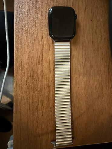 smart saatlar uşaq ucun: Apple Watch Series 9 45 (alüminium gövdə, qara rəng) – maqnitli metal — 3