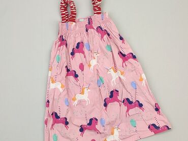sukienka pudrowy róż koronka: Dress, 5-6 years, 110-116 cm, condition - Good