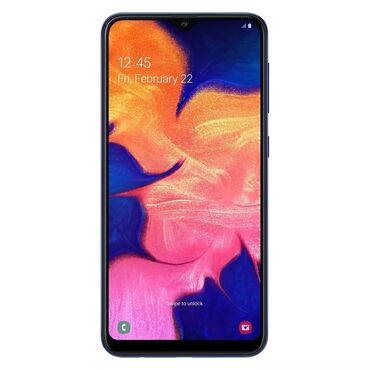 Samsung: Samsung Galaxy A10, Б/у, 32 ГБ, цвет - Синий, 2 SIM