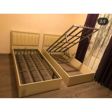 Кровати: Новый, Односпальная кровать, С подъемным механизмом, С матрасом, Без выдвижных ящиков, Россия
