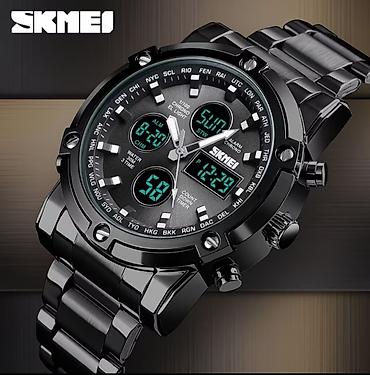 forthing t5 plus: Мужские наручные часы SKMEI Black Knight - Комбинированный циферблат — 1