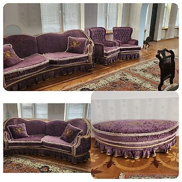 Ev üçün digər mebel: Yumşağ dəst satilir 550₼. Italya istehsalidi. Ünvan Qaraçuxur — 1