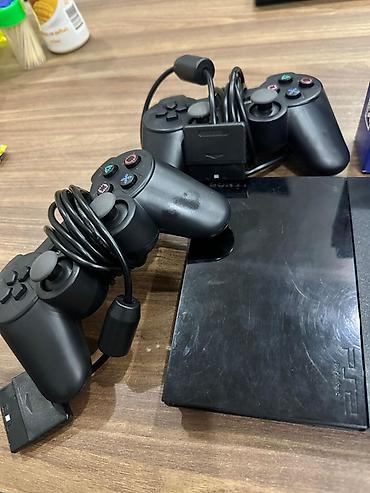 ps2 av kabel: 2 defe istifade olunub, PlayStation 2 Slim oyun konsolu seti — 3