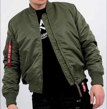 Jakne za prelazni period: Pilotska jakna original faerka Alpha industries jakna muska zelena u