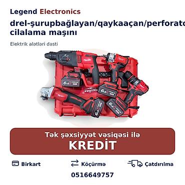 açar dest: Elan başlığı: Elektrik alət dəsti — 1