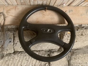 BMW: LADA sükan çarxı - Orijinal LADA emblemi ilə 3 şüalı sükan - Qara