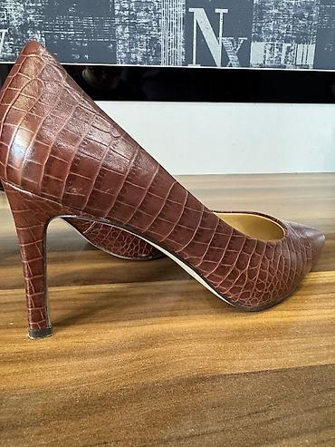 nine west: Tuflilər, Nine West, Ölçü: 39.5, rəng - Qəhvəyi, Yeni — 3